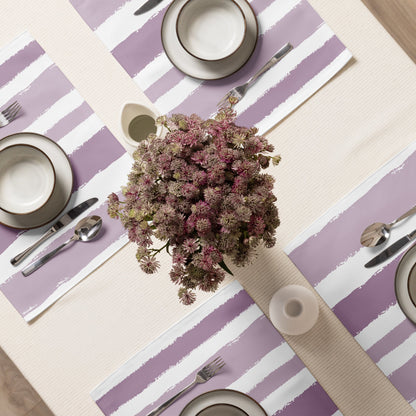 Placemat Set with Hand-painted Brush Stroke Print, CABS-1252