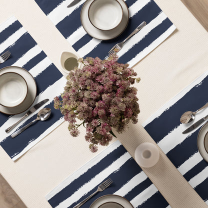 Placemat Set with Hand-painted Brush Stroke Print, CABS-1271