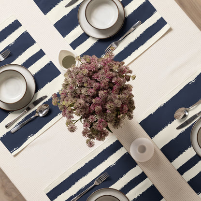 Placemat Set with Hand-painted Brush Stroke Print, CABS-1273
