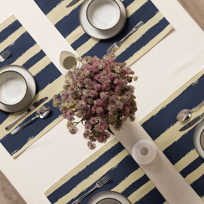 Placemat Set with Hand-painted Brush Stroke Print, CABS-1274